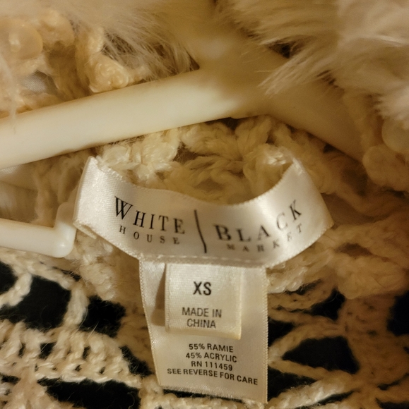 Faux fur colar knitted bureau - Picture 3 of 4